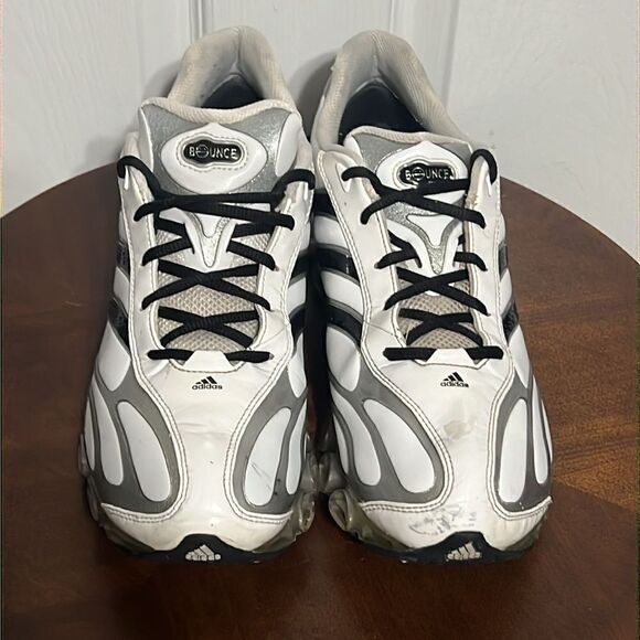 🔥🏈 RARE VINTAGE ADIDAS REGGIE BUSH MICROBOUNCE Men Sz 11.5 RUNNING SHOES NFL - Picture 5 of 16